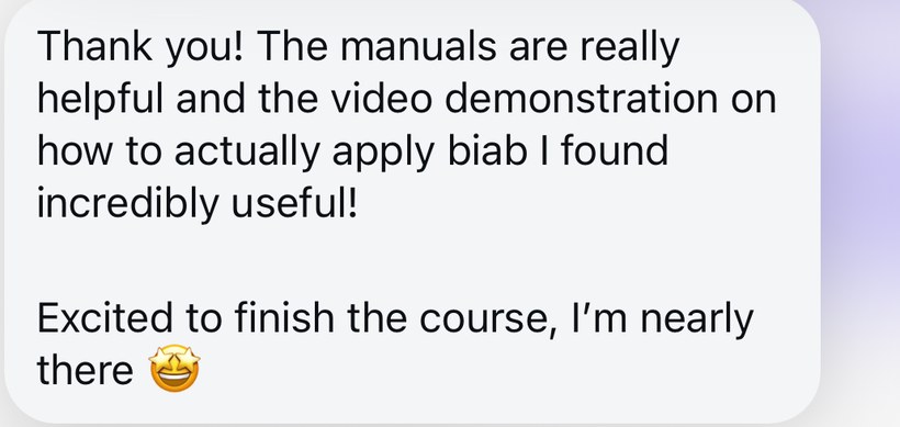 Original message from Hannah L.